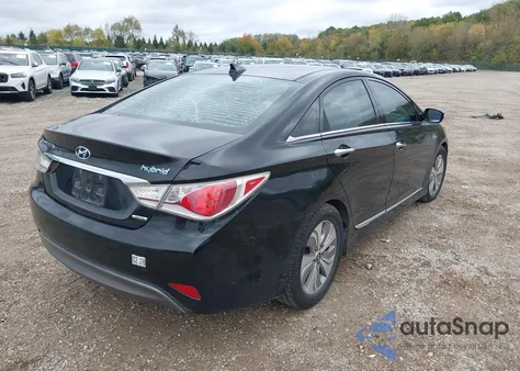 2014 Hyundai Sonata Hybrid Limited from USA, damaged, VIN KMHEC4A47EA105492